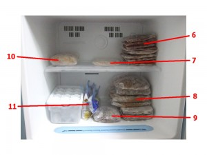 居間冷蔵庫 冷凍室