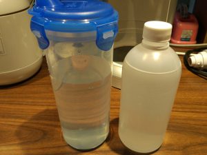 クエン酸水と重曹水