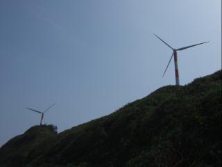 風力発電所の風車