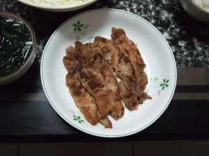 オリジナル豚生姜焼き